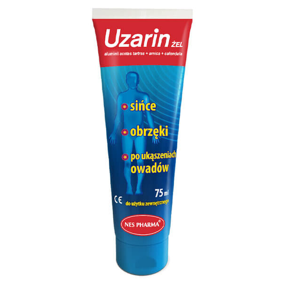 Uzarin gel, gel curativo e lenitivo per aree traumatizzate, 75 ml