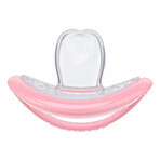 Curaprox Baby, fopspeen, silicone, roze, maat 0, vanaf de geboorte, 1 stuk