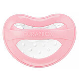 Curaprox Baby, fopspeen, silicone, roze, maat 0, vanaf de geboorte, 1 stuk