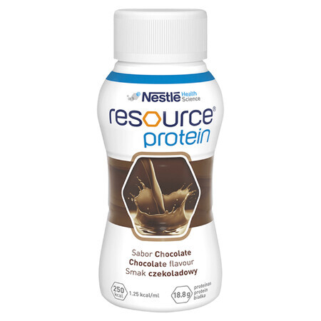 Resource Eiwit, voedingspreparaat, chocoladesmaak, 4 x 200 ml