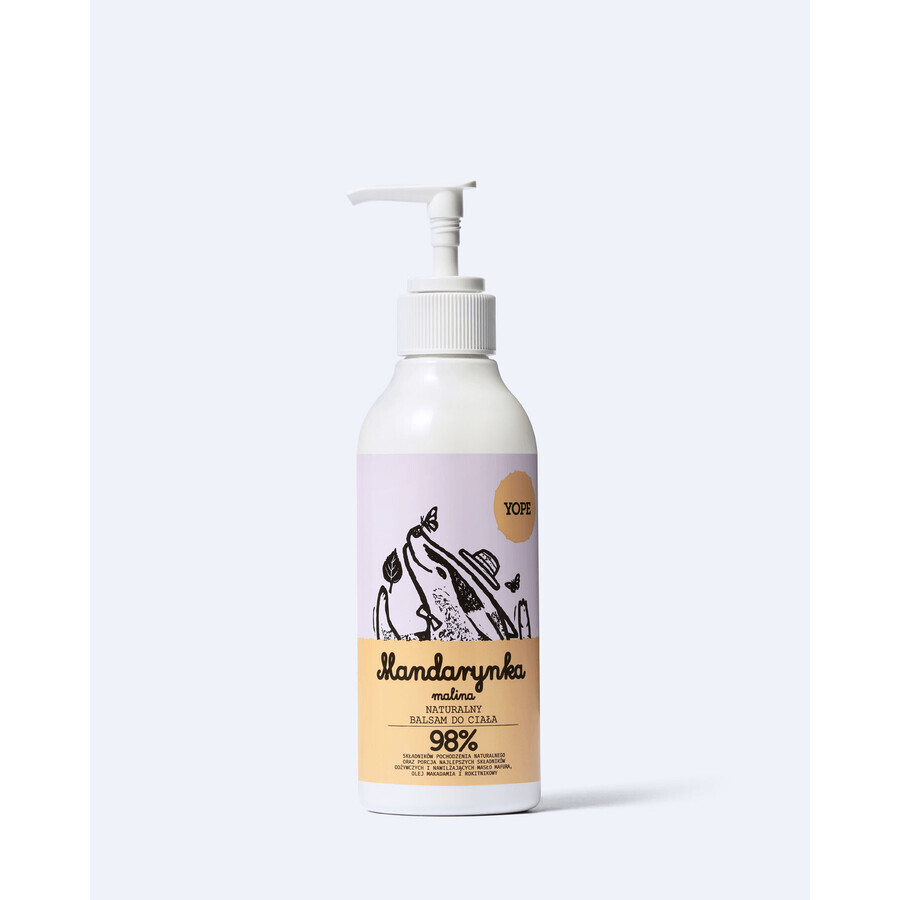 Yope Elderflower and vanilla, natural body lotion, 300 ml