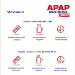 Apap Przeziębienie Junior 300 mg + 20 mg + 5 mg, poeder voor orale oplossing, 6 sachets