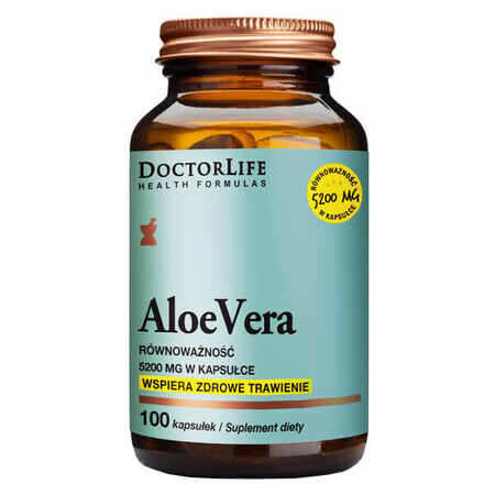 Doctor Life AloeVera, 100 capsules