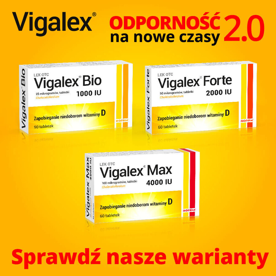 Vigalex Forte 2000 IU, 60 tablets