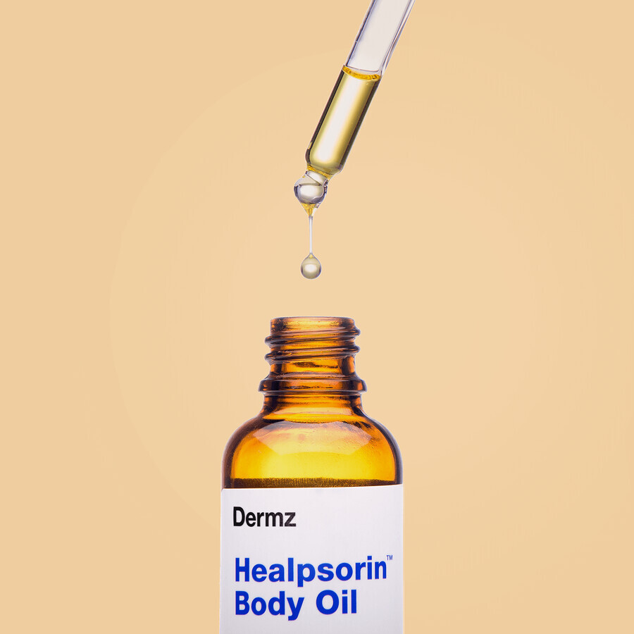 Healpsorin, hennepolie voor lichaam en gezicht bij psoriasis en atopische dermatitis, 30 ml