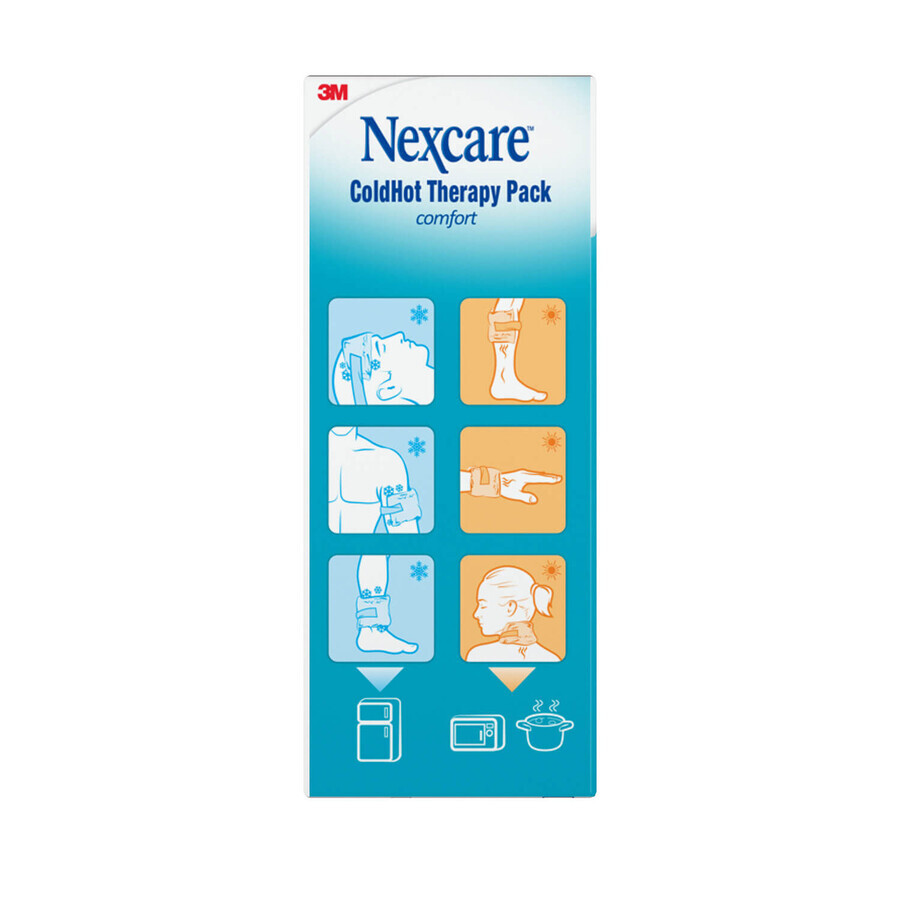 Nexcare ColdHot Comfort, gelpelotte, 11 cm x 26 cm, 1 stuk