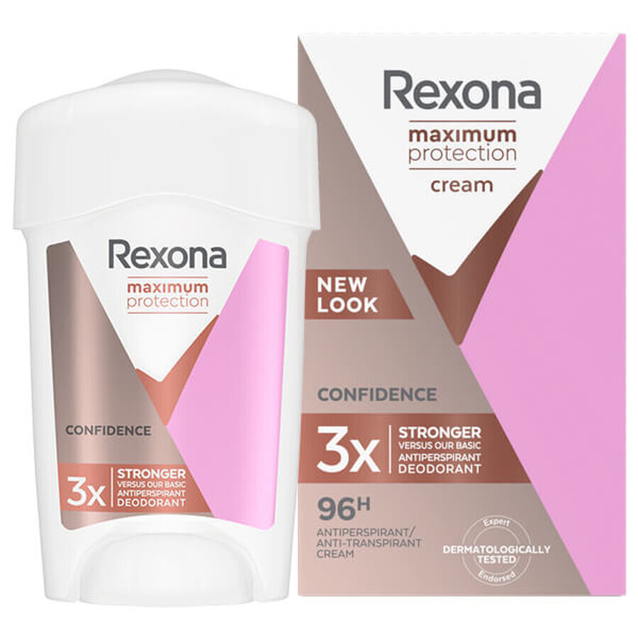 Rexona Maximum Protection, antitranspiratiecrème stick, Confidence, 45 ml