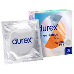 Durex Invisible XL, extra dunne vergrote condooms, 3 stuks