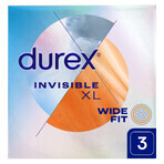 Durex Invisible XL, extra dunne vergrote condooms, 3 stuks