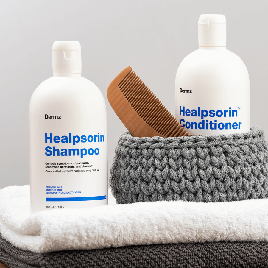 Healpsorin, shampoo voor hoofdhuidverzorging bij psoriatische laesies, 500 ml