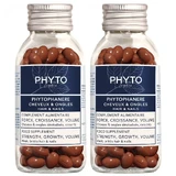 Set Phyto Phytophanere, cápsulas que fortalecen el cabello y las uñas, 2 x 120 cápsulas