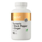 OstroVit Turmeric + black pepper + ginger, 90 tablets