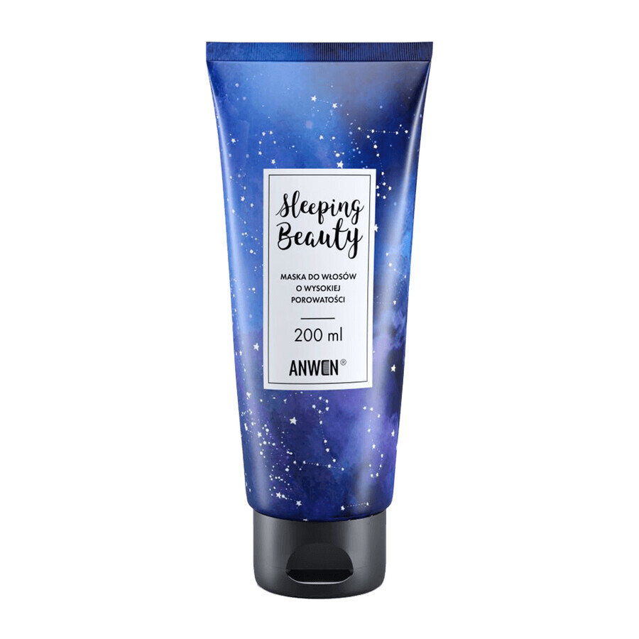 Anwen Sleeping Beauty, masque de nuit pour cheveux très poreux, 200 ml