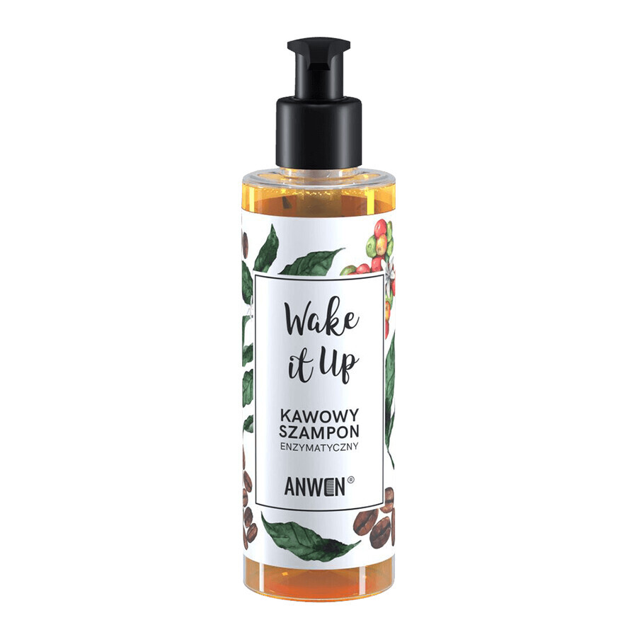 Anwen Wake It Up, koffie enzym shampoo, 200 ml