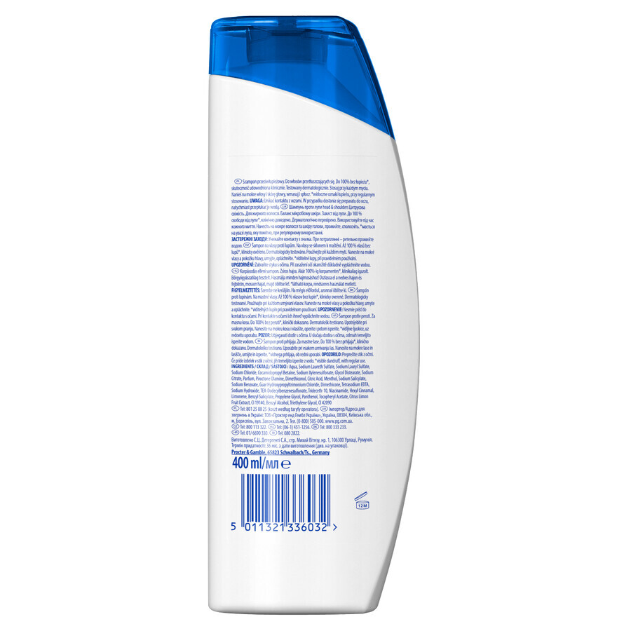 Head &amp; Shoulders Citrus Fresh, antiroosshampoo, 400 ml