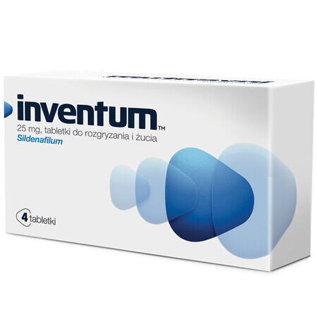 Inventum 25 mg, 8 kauwtabletten