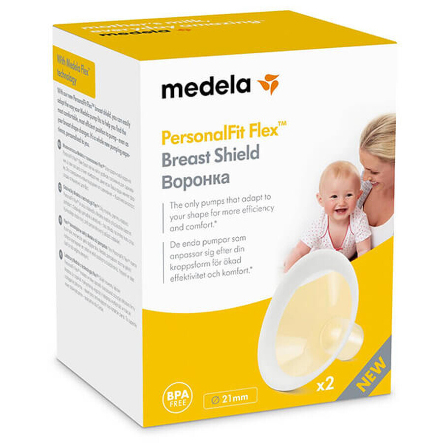 Medela PersonalFit Flex, Trichter, Größe S 21 mm, 2 Stück