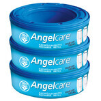 Angelcare, Classic diaper basket, white, 1 pc + filler, 3 pcs