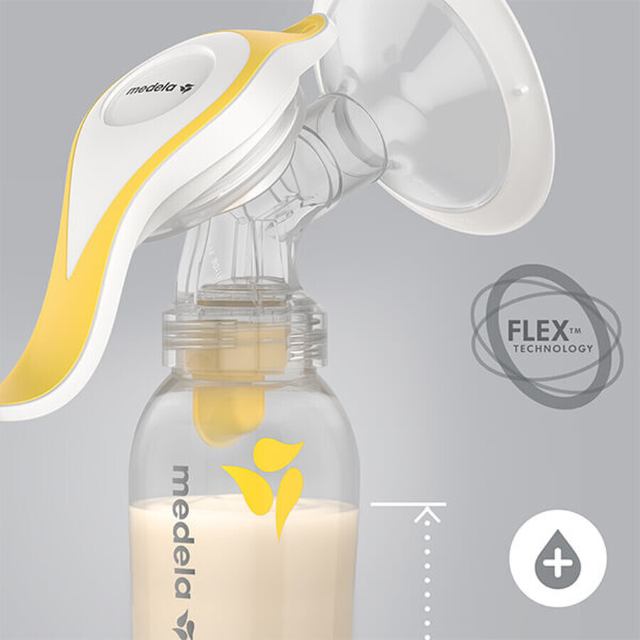 Medela Harmony Flex, handmatige borstkolf, tweefasig