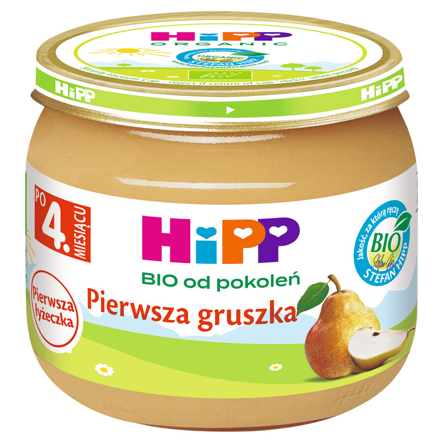 HiPP Fruit Bio Eerste peer, na 4 maanden, 80 g