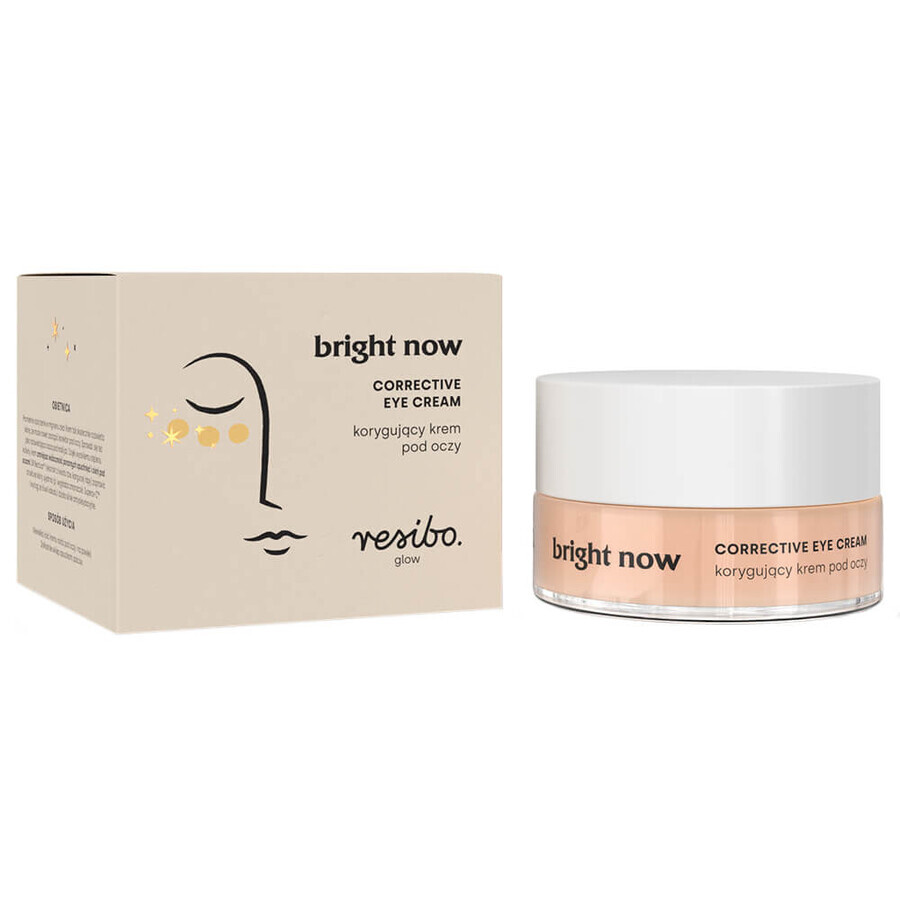 Resibo Glow Bright Now, crema correttiva per il contorno occhi, 15 ml