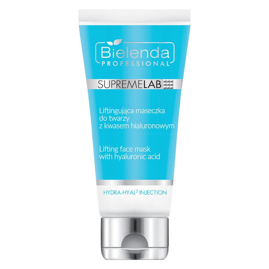 Bielenda Professional SupremeLAB Hydra-Hyal2, liftend gezichtsmasker met hyaluronzuur, 70 ml