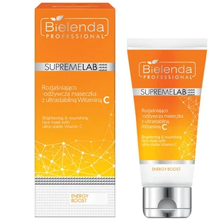 Bielenda Professional SupremeLAB Energy Boost, verhelderend en revitaliserend gezichtsmasker met vitamine C, 70 ml