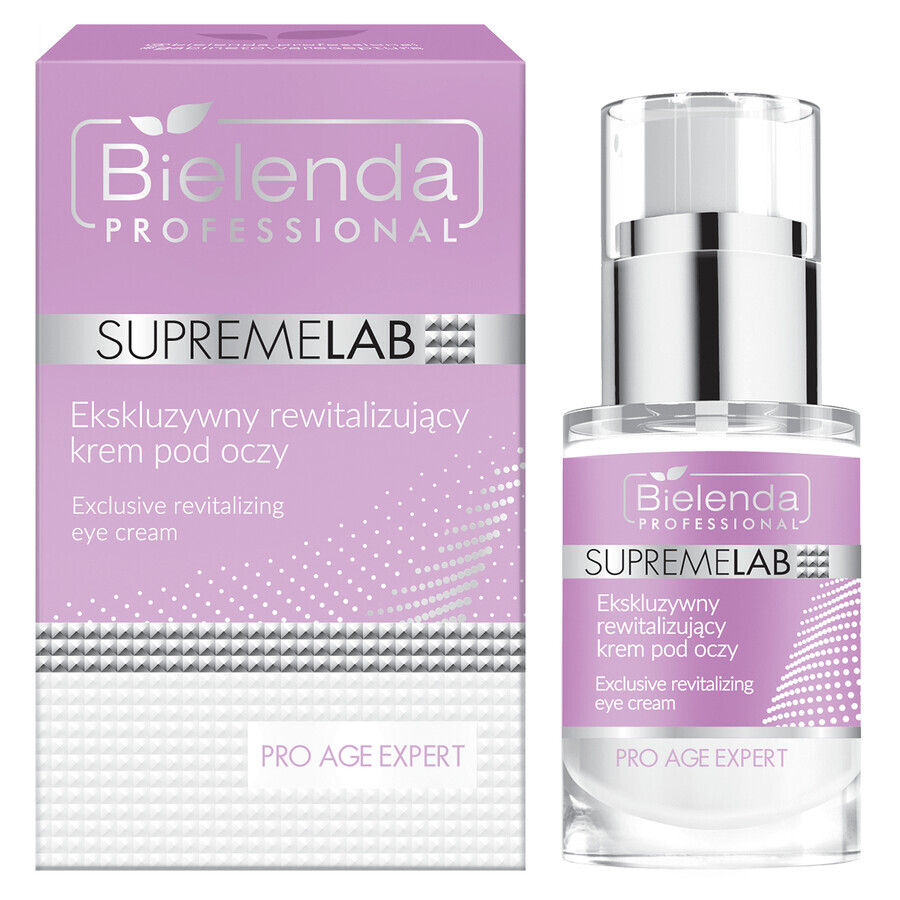 Bielenda Professional SupremeLAB Pro Age Expert, crème revitalisante exclusive pour les yeux, 15 ml