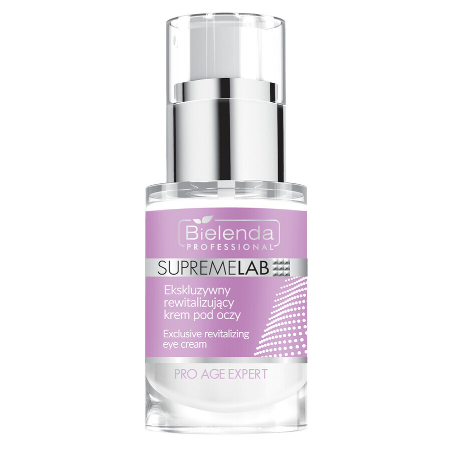 Bielenda Professional SupremeLAB Pro Age Expert, crème revitalisante exclusive pour les yeux, 15 ml