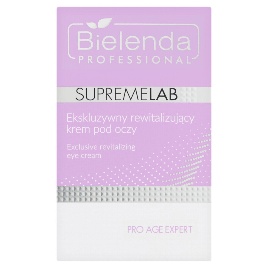 Bielenda Professional SupremeLAB Pro Age Expert, crème revitalisante exclusive pour les yeux, 15 ml