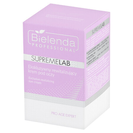 Bielenda Professional SupremeLAB Pro Age Expert, crème revitalisante exclusive pour les yeux, 15 ml