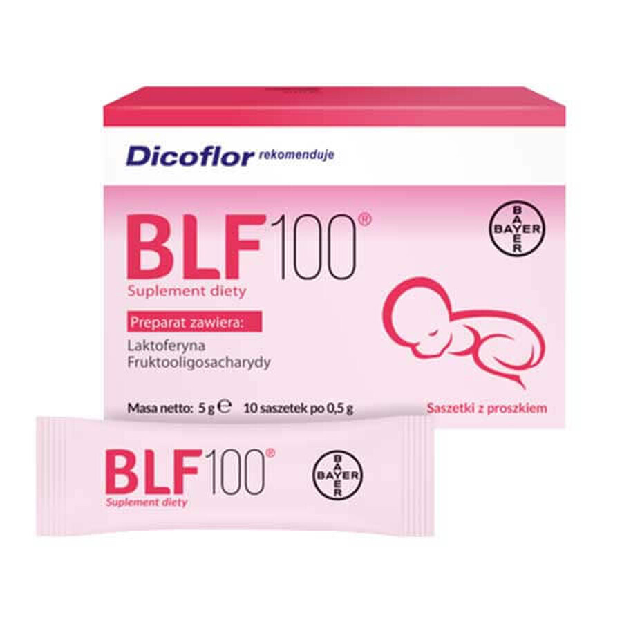 BLF 100, polvo para suspensión oral, 0,5 g x 10 sobres