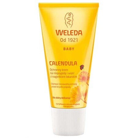 Weleda Calendula, protective cream for children, for wind and bad weather, with calendula, 30 ml