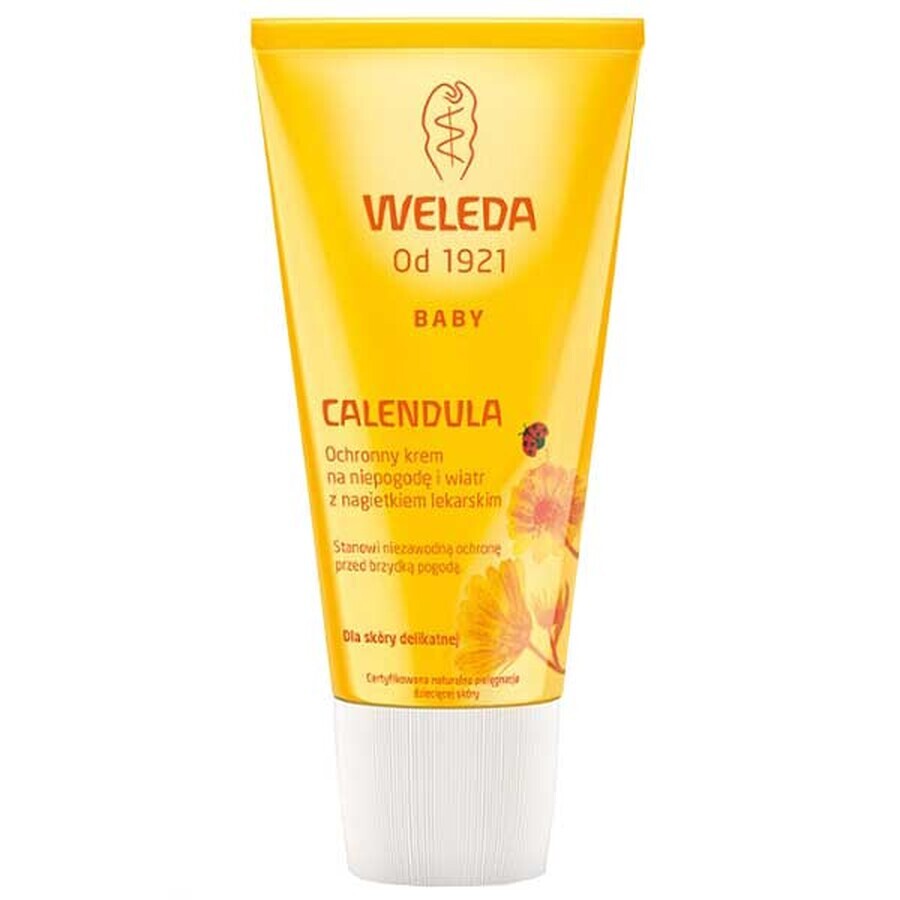 Weleda Calendula, protective cream for children, for wind and bad weather, with calendula, 30 ml