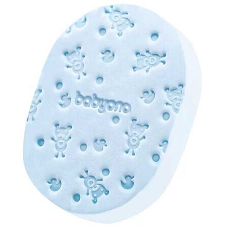 BabyOno, zachte babybadspons, 063/03, blauw, 1 stuk