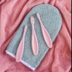 BabyOno, tandenborstels voor baby's en kinderen, 550/01, roze, 3 stuks