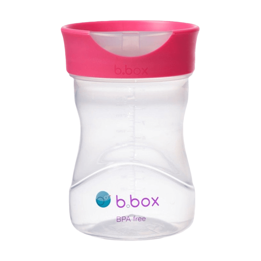 B.Box, tazza per imparare a bere, tazza da allenamento, lampone, da 12 mesi, 240 ml