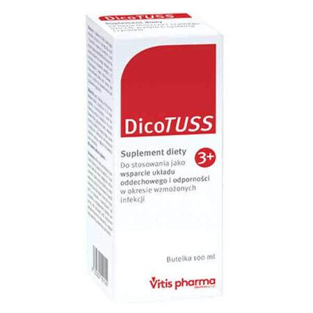 DicoTuss, cough syrup, over 3 years, 100 ml