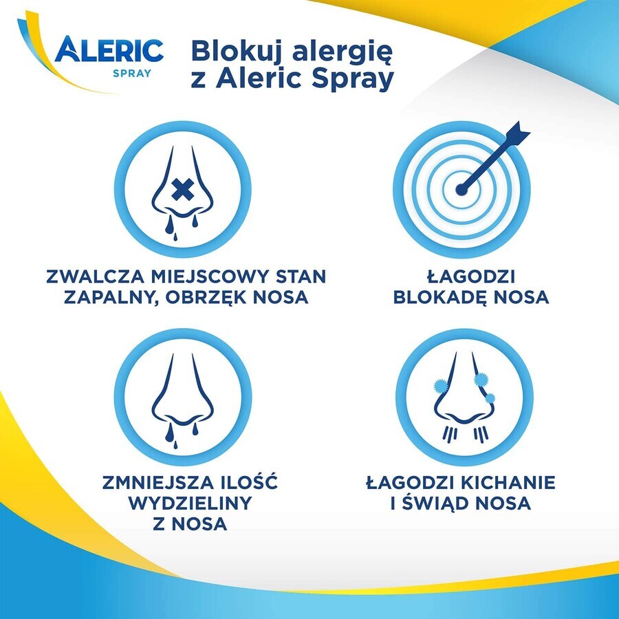 Aleric Spray 50 µg/dosis, neusspray, suspensie, 60 doses