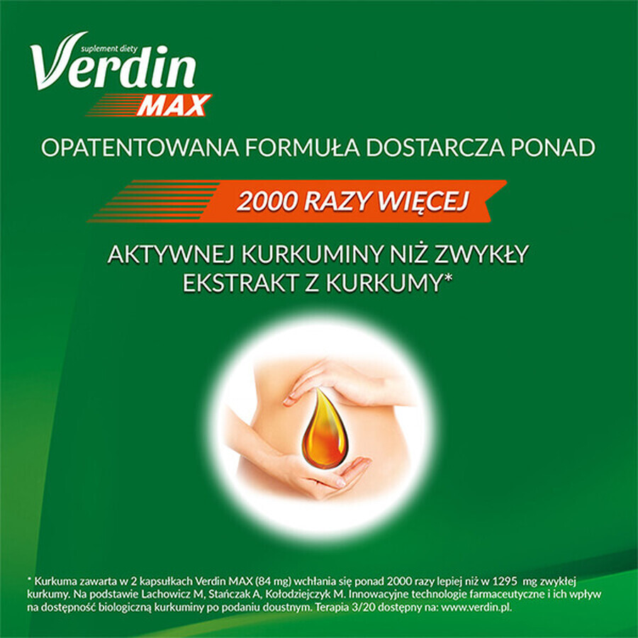 Verdin Max, 15 capsules