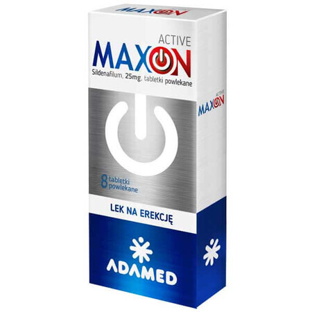 Maxon Active 25 mg, 8 comprimés pelliculés