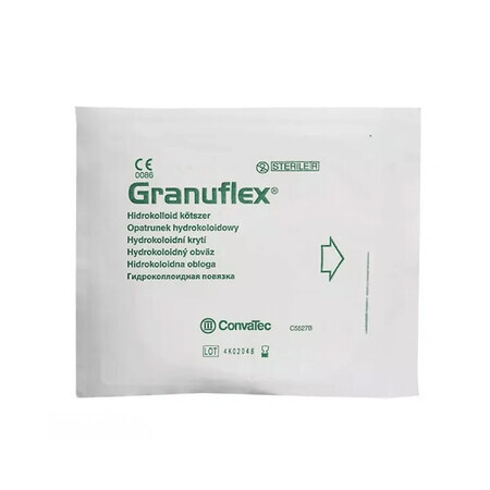 Granuflex, hydrocolloïd verband, 10 cm x 10 cm, 1 stuk