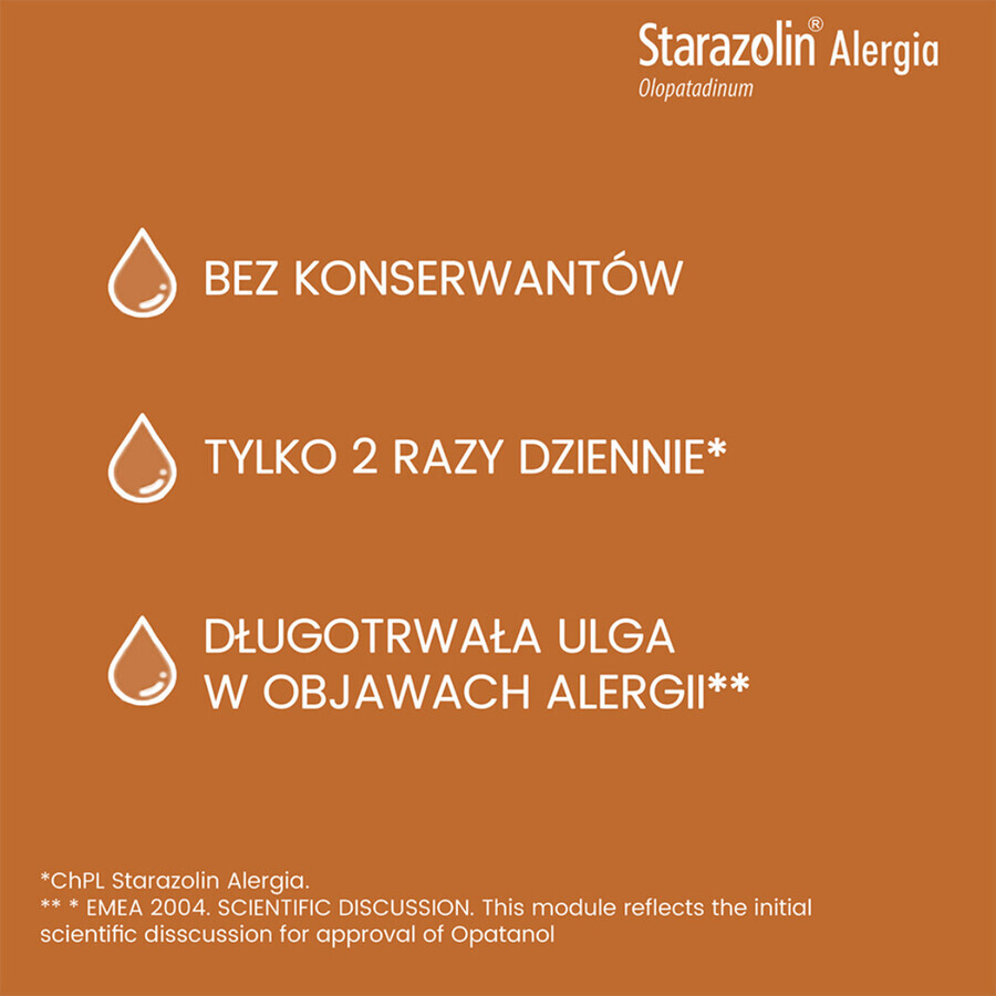 Starazolin Allergy, 1 mg/ml, oogdruppels, 5 ml 