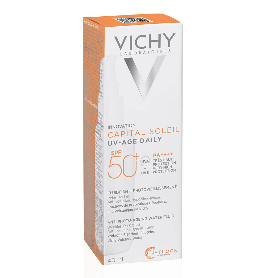 Vichy Capital Soleil UV-Age Daily, antifoto-verouderingsvloeistof, SPF 50+, 40 ml