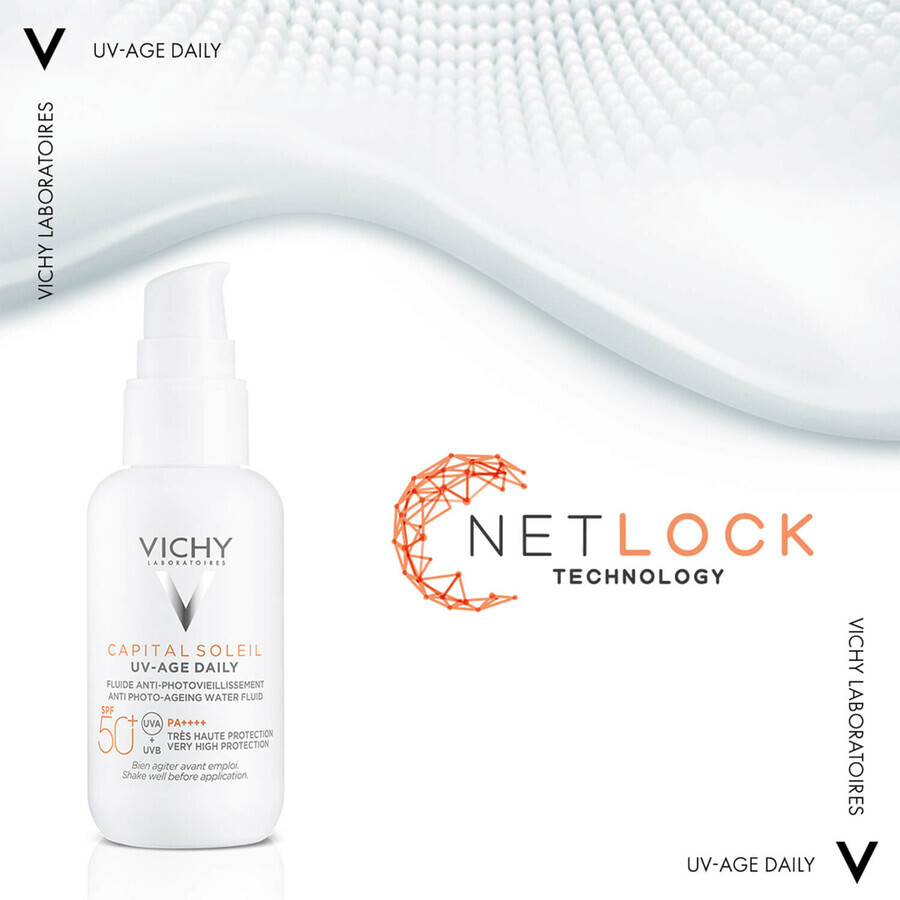 Vichy Capital Soleil UV-Age Daily, antifoto-verouderingsvloeistof, SPF 50+, 40 ml