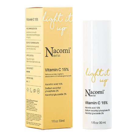 Nacomi Next Level, serum met vitamine C 15%, 30 ml