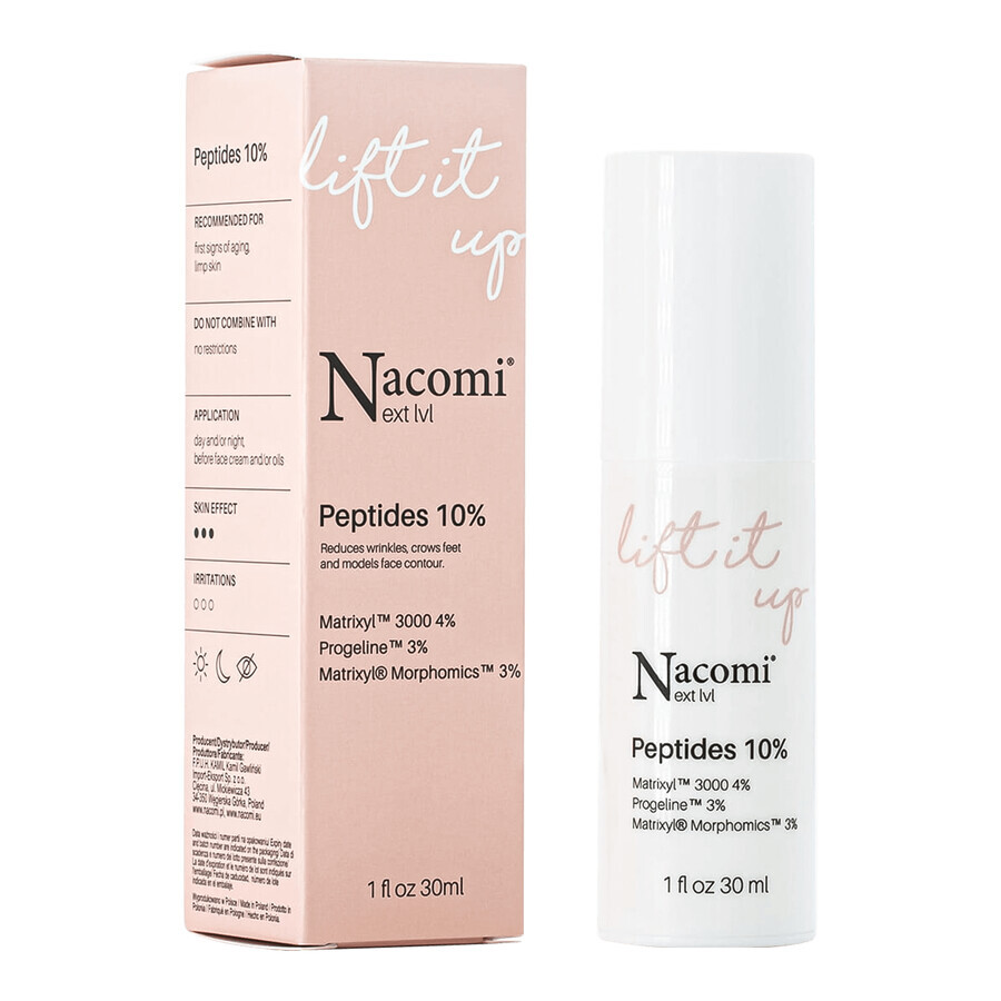 Nacomi Next Level, 10% peptideserum, 30 ml