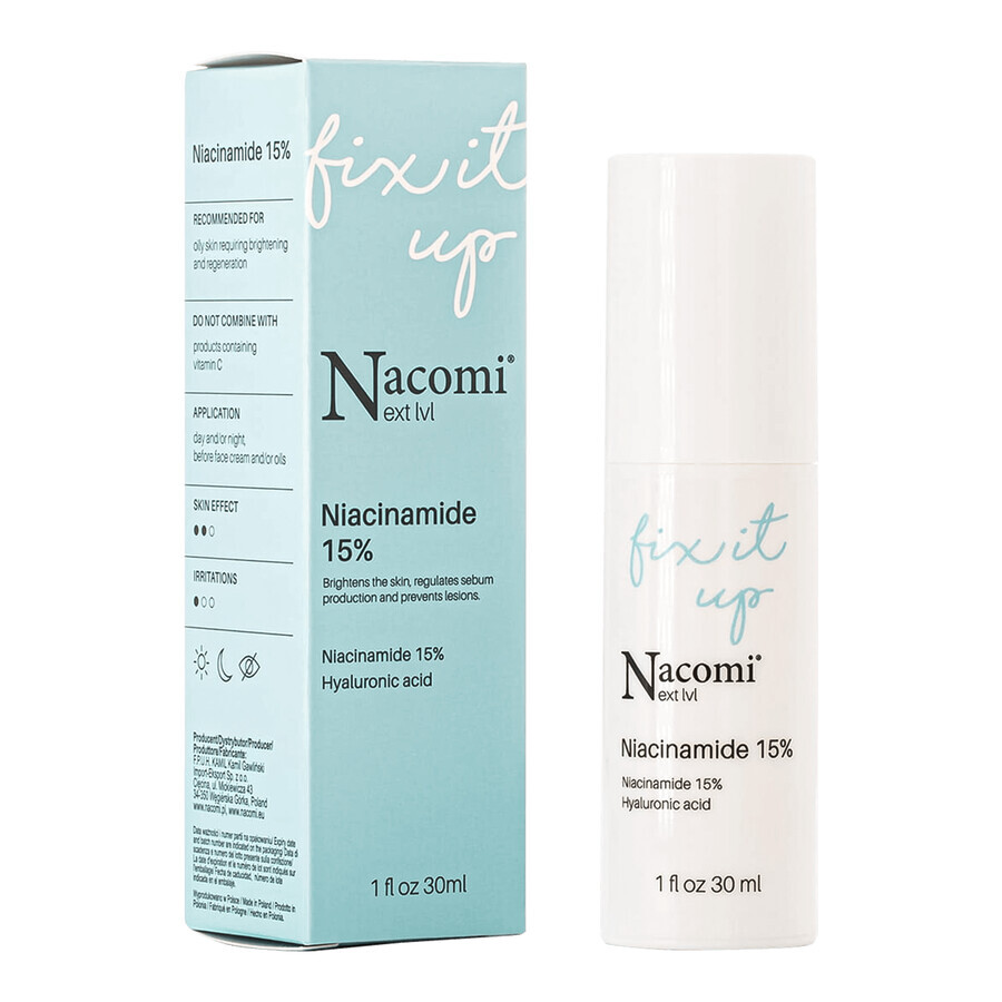 Nacomi Next Level, serum met niacinamide 15%, 30 ml