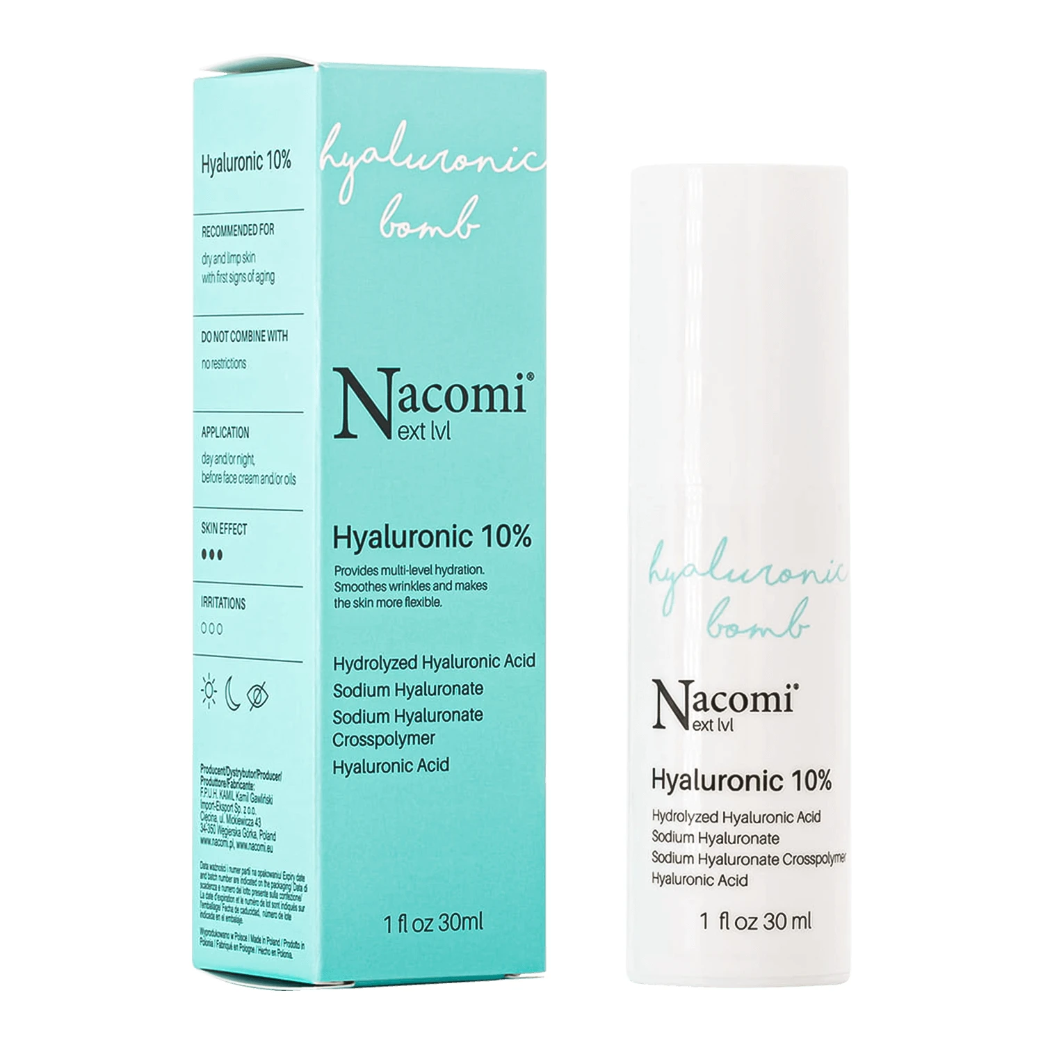 Nacomi Next Level, serum met hyaluronzuur 10%, 30 ml
