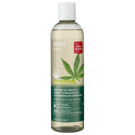 Tołpa Green Strengthening, șampon pentru păr slab, deteriorat și lipsit de vitalitate, 300 ml